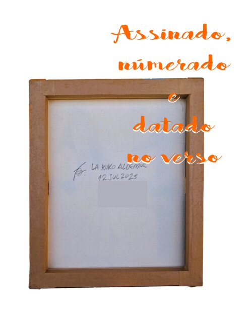 Quadro Decorativo em Acrílico Pintado a Mão Quadro Artesanal de