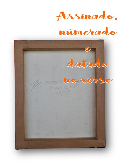 Quadro Decorativo em Acrílico Pintado a Mão Quadro Artesanal de