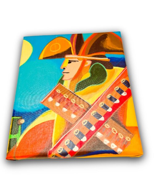 Quadro Decorativo em Acrílico Pintado a Mão Quadro Artesanal de