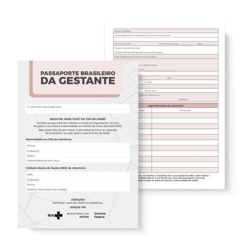 CADERNETA DA GESTANTE PERSONALIZADA