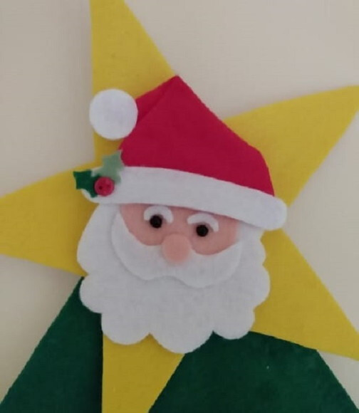 Painel Interativo Árvore de Natal em Feltro