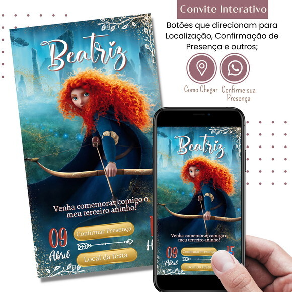 Convite Valente Merida Digital Virtual Interativo
