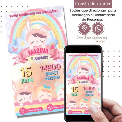 Convite Metoo Doll Boneca Digital Interativo Virtual