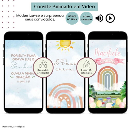 Convite o Maior Pintor do Mundo Animado com Música Digital