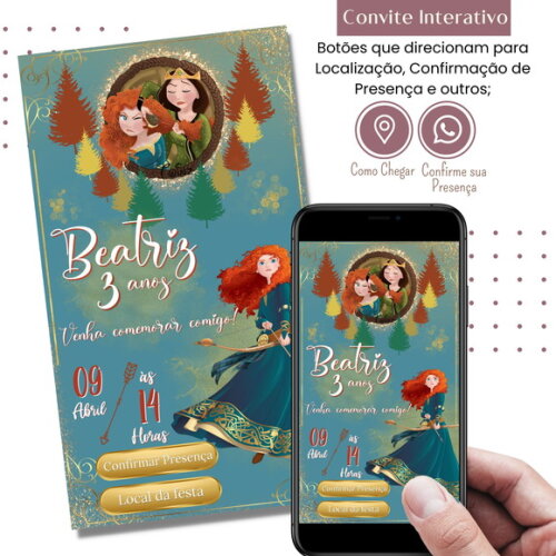 Convite Valente Merida Digital Virtual Interativo