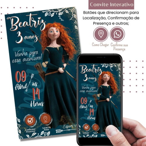 Convite Valente Merida Digital Virtual Interativo