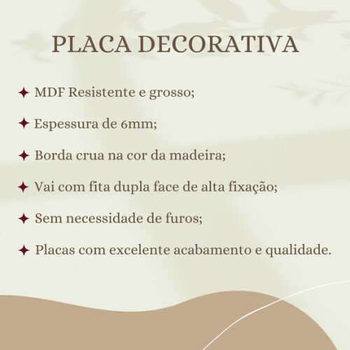 Kit Trio 3 Placas Decorativas Geométrico Abstratos 21x30 A4