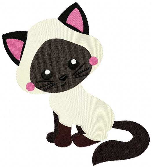 Matriz de Bordado Gatinhos Diversos Ponto Cheio