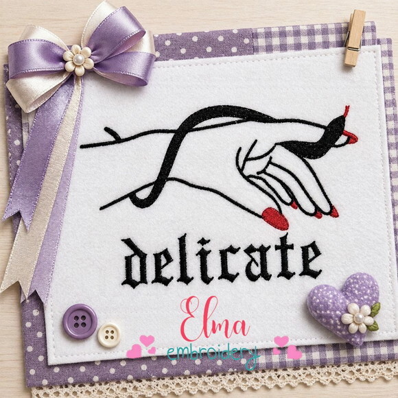 Matriz de Bordado Mão Delicate Taylor Swift