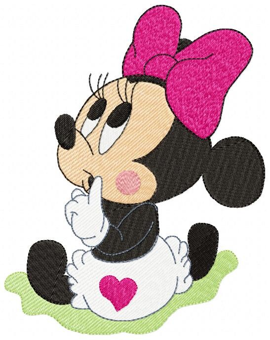 Matriz de Bordado Minnie Bebê
