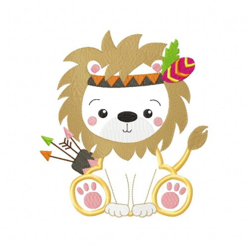 Matriz de Bordado Coleção Animais Boho Completa