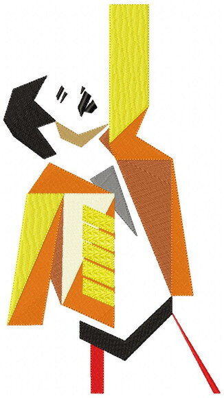 Matriz de Bordado Freddie Mercury Queen Ponto Cheio
