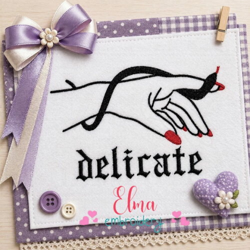 Matriz de Bordado Mão Delicate Taylor Swift