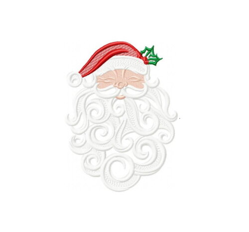Matriz de Bordado Papai Noel Arabesco
