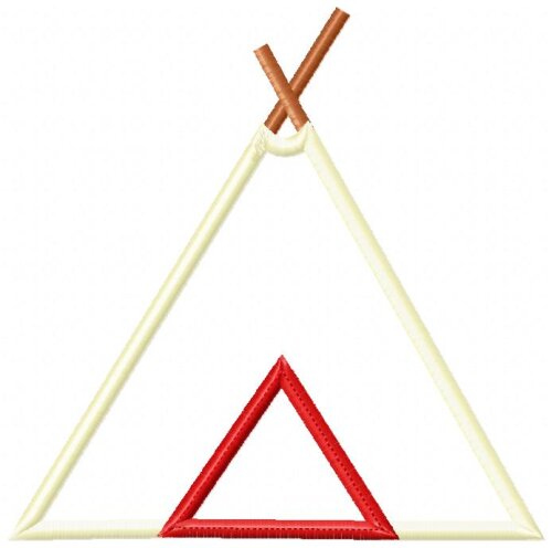 Matriz de Bordado Cabana Infantil Aplique