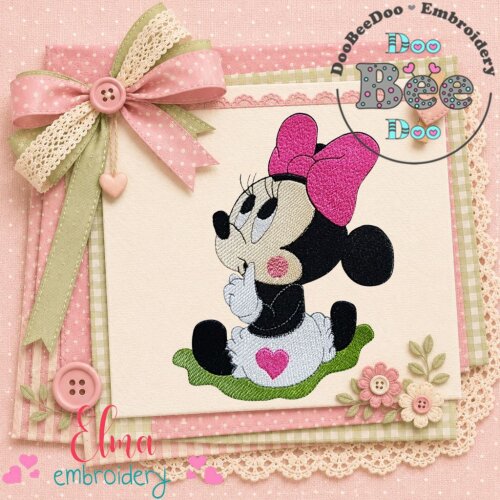 Matriz de Bordado Minnie Bebê