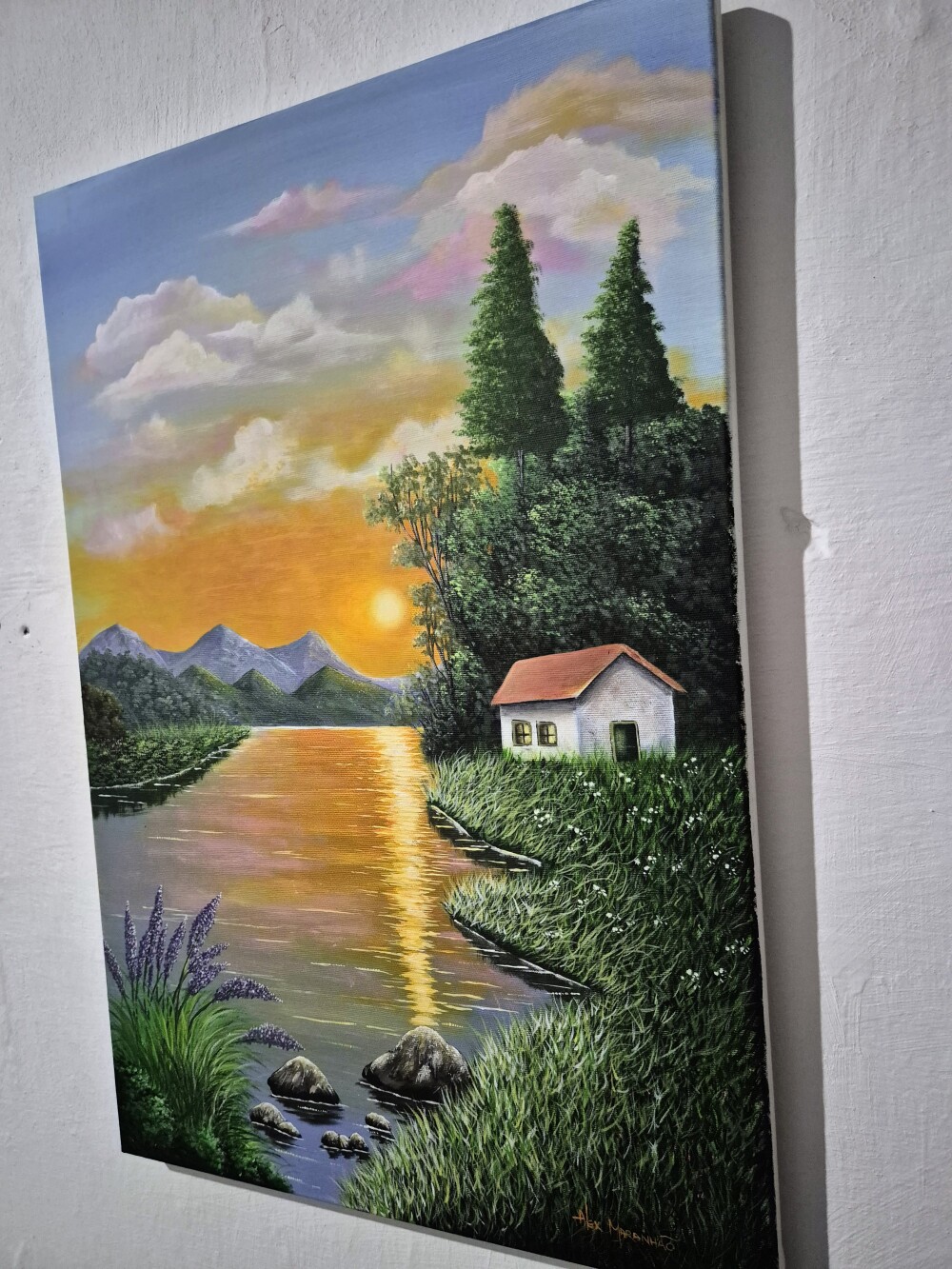 QUADRO PINTURA ACRÍLICA 60X40