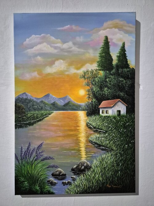 QUADRO PINTURA ACRÍLICA 60X40