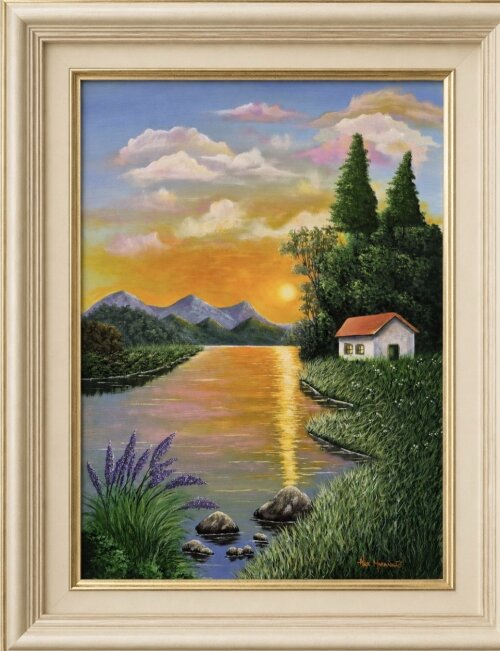 QUADRO PINTURA ACRÍLICA 60X40