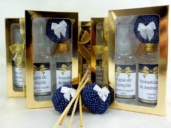 Kit Madrinhas Caixa Dourada