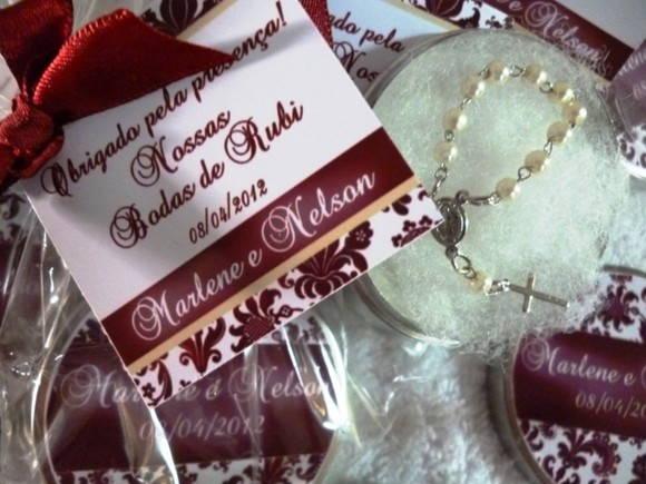 Latinha Lembrancinha de Bodas