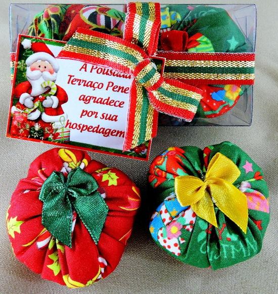 Lembrancinha 2 Sachês Caixinha de Natal