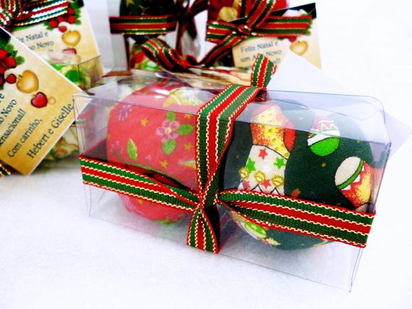 Lembrancinha 2 Sachês Caixinha de Natal