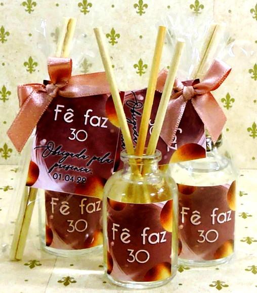 Lembrancinha Aniversário Mini Aromatizador Difusor Vermelho