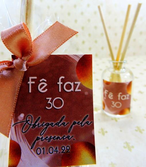 Lembrancinha Aniversário Mini Aromatizador Difusor Vermelho