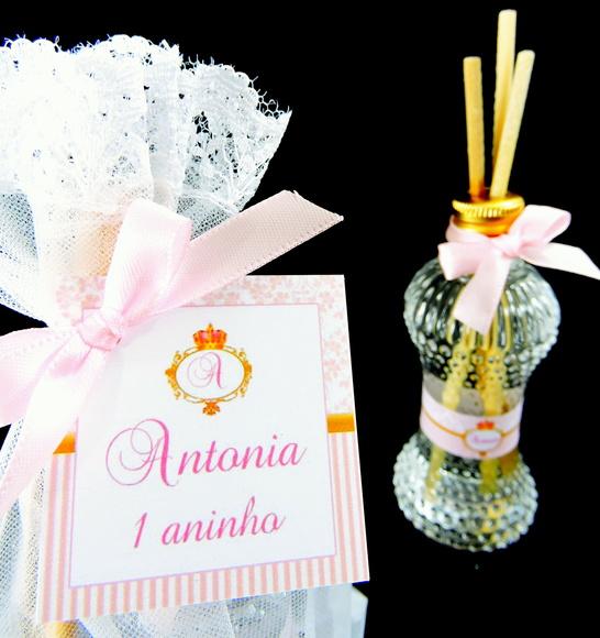 Lembrancinha Aniversário Mini Difusor Cinturinha 50 Organza