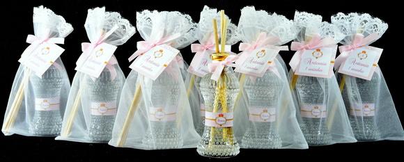 Lembrancinha Aniversário Mini Difusor Cinturinha 50 Organza