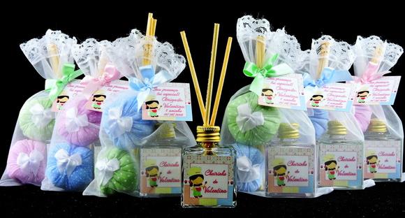 Lembrancinha Aromatizador Cubo 2 Sachês