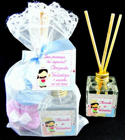 Lembrancinha Aromatizador Cubo 2 Sachês