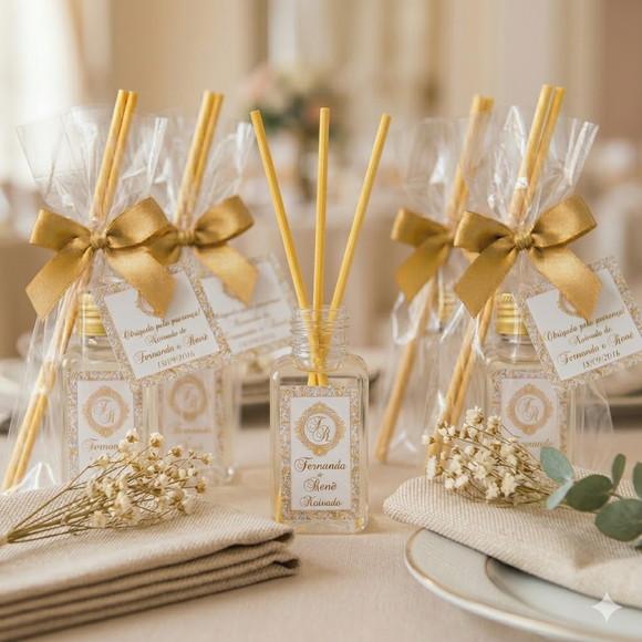 Lembrancinha Aromatizador Personalizado 40ml Casamento