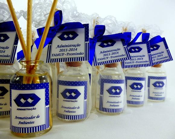Lembrancinha Aromatizante e Álcool Gel Formatura