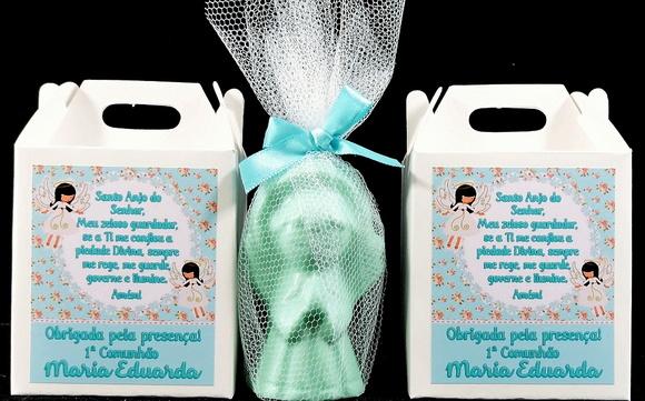 Lembrancinha Batizado Anjinho na Caixa