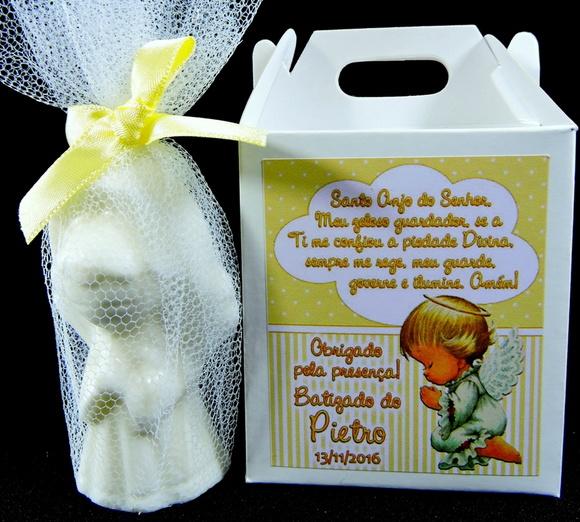 Lembrancinha Batizado Anjinho na Caixa