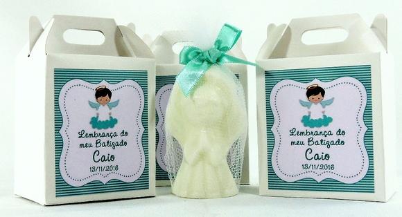 Lembrancinha Batizado Anjinho na Caixa