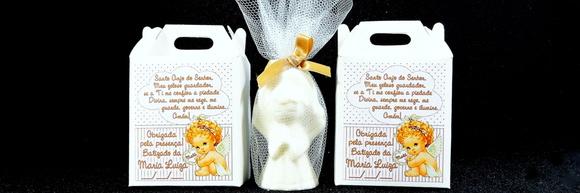 Lembrancinha Batizado Anjinho na Caixa