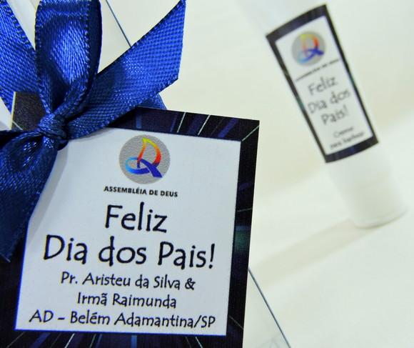 Lembrancinha Bisnaga com Hidratante Dia dos Pais