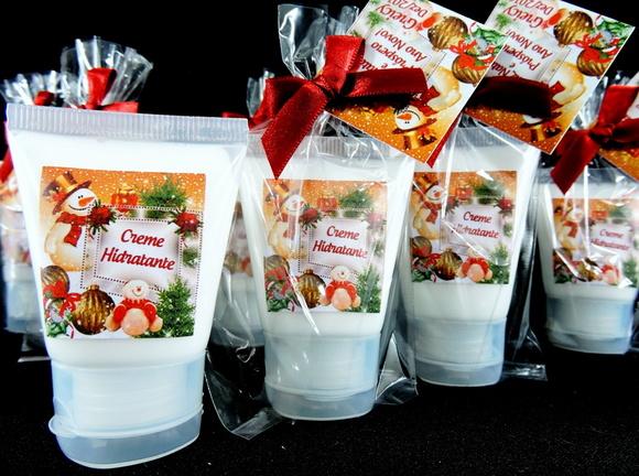 Lembrancinha Bisnaga no Saquinho Natal Brinde Personalizado