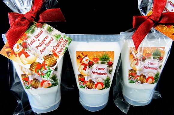 Lembrancinha Bisnaga no Saquinho Natal Brinde Personalizado