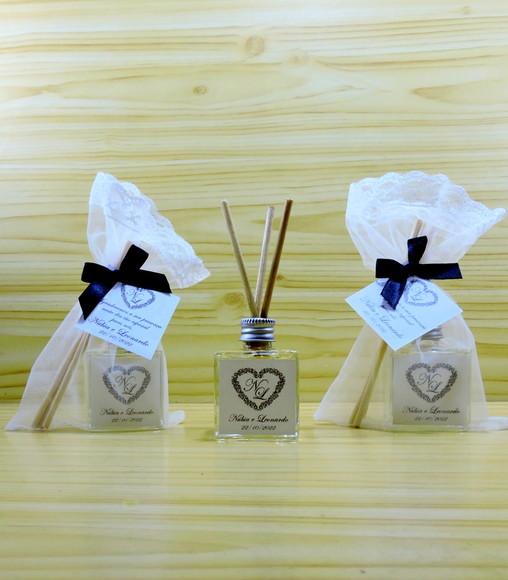 Lembrancinha Casamento Cubo Mini Difusor Aromatizante Vareta