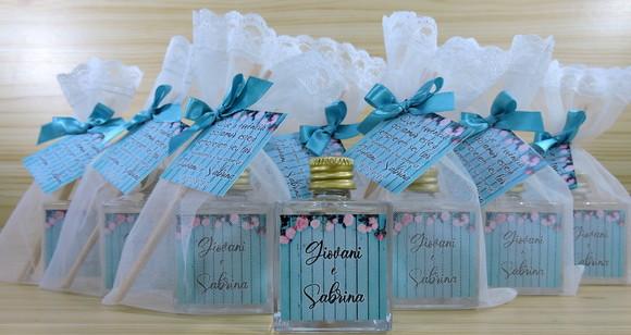 Lembrancinha Casamento Mini Aromatizante Vareta Cubo Difusor