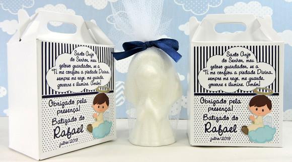 Lembrancinha de Batizado Anjinho na Caixa