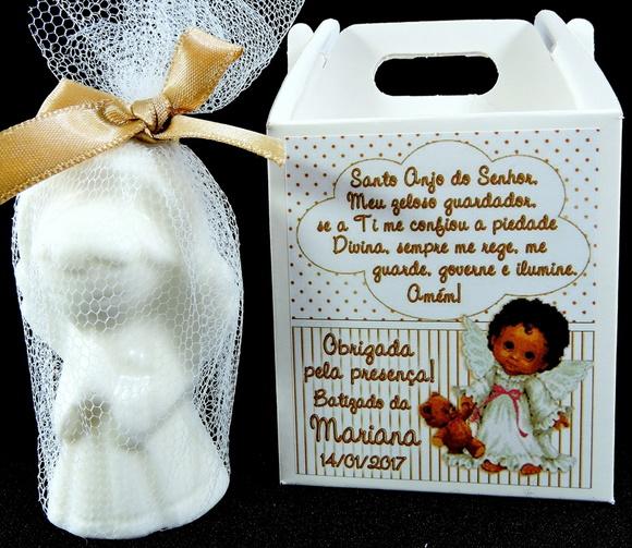 Lembrancinha de Batizado Anjinho na Caixa