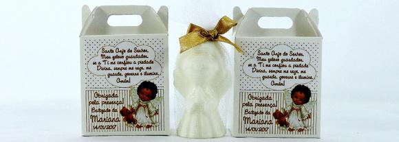 Lembrancinha de Batizado Anjinho na Caixa