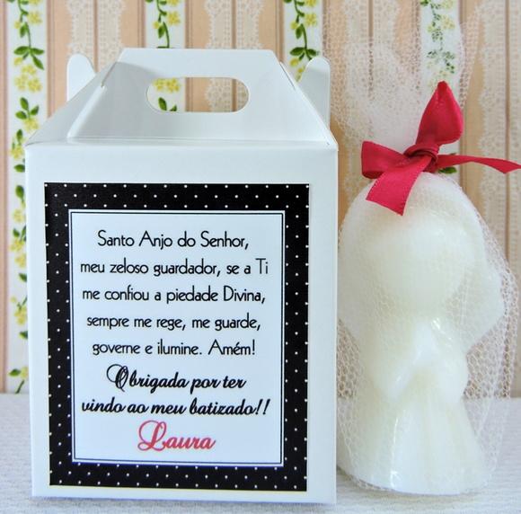Lembrancinha de Batizado Anjinho na Caixa