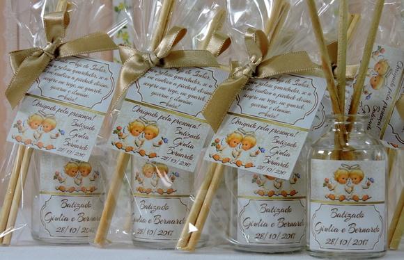 Lembrancinha de Batizado Mini Aromatizante