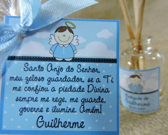 Lembrancinha de Batizado Mini Aromatizante